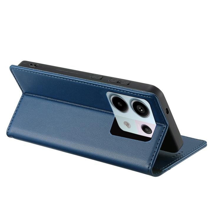 For Redmi Note 13 Pro 4G N.BEKUS P3 RFID Stitching Magnetic Flip Leather Phone Case