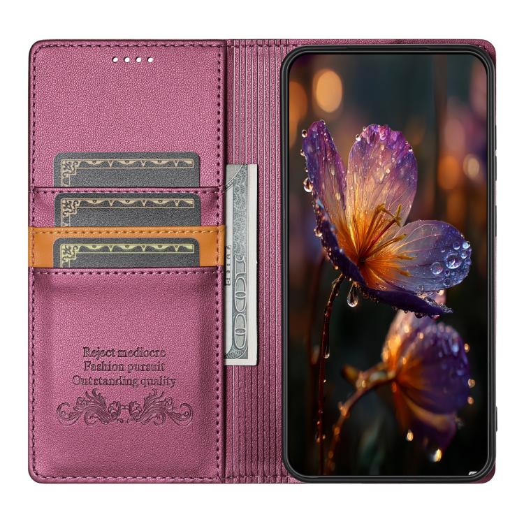 For Redmi Note 13 Pro 4G N.BEKUS P3 RFID Stitching Magnetic Flip Leather Phone Case