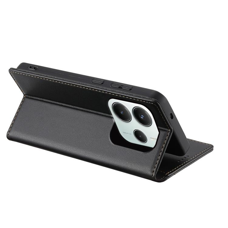 For Redmi Note 14 Pro 5G Global N.BEKUS P3 RFID Stitching Magnetic Flip Leather Phone Case