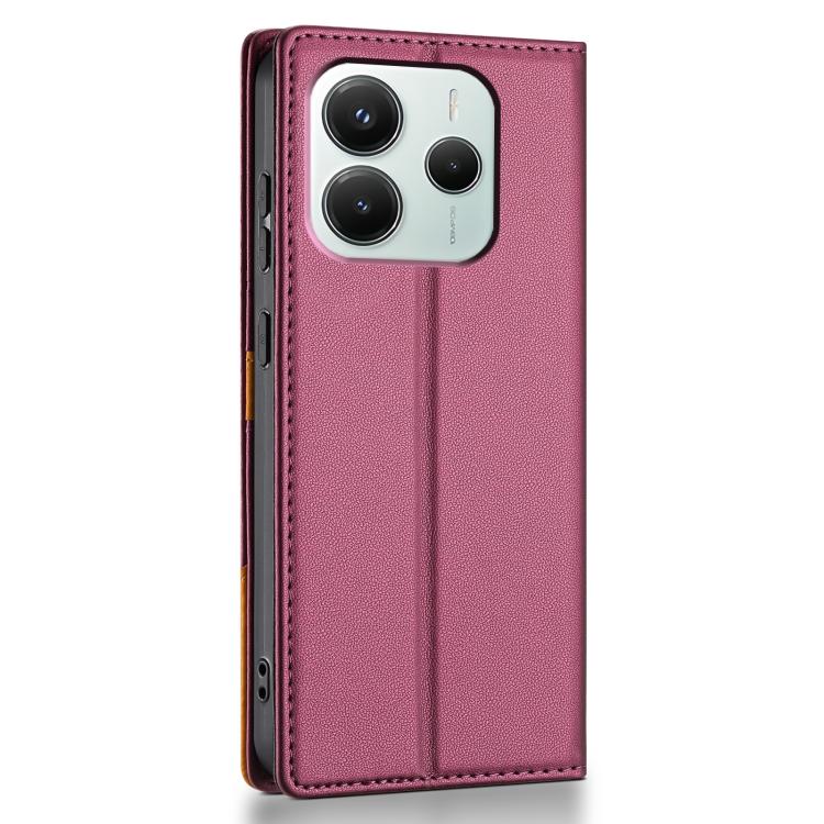 For Redmi Note 14 Pro 5G Global N.BEKUS P3 RFID Stitching Magnetic Flip Leather Phone Case