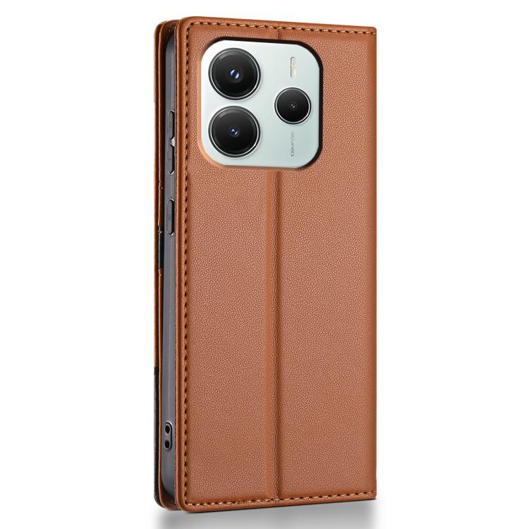 For Redmi Note 14 Pro 5G Global N.BEKUS P3 RFID Stitching Magnetic Flip Leather Phone Case