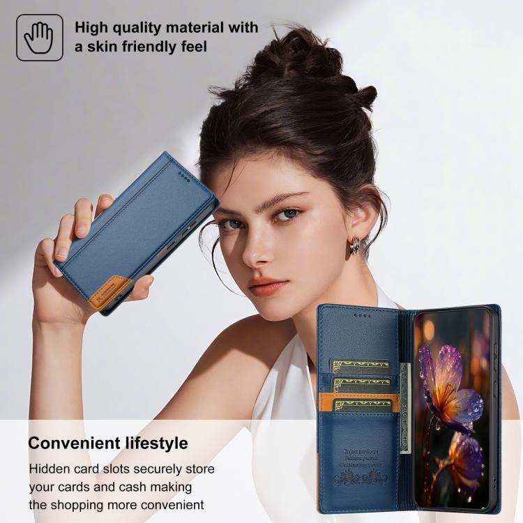 For Redmi Note 12S / Note 11S 4G N.BEKUS P3 RFID Stitching Magnetic Flip Leather Phone Case