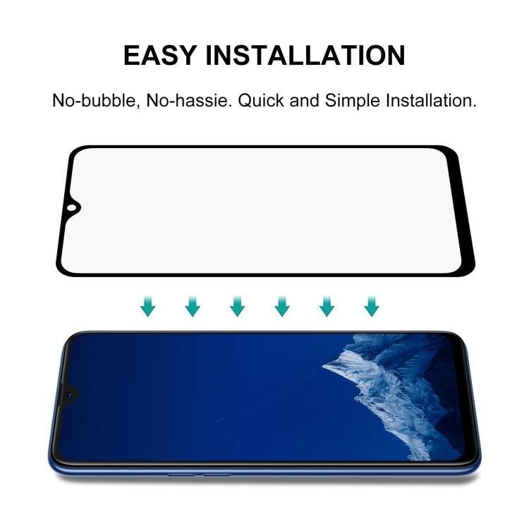 For OPPO A11k 25 PCS Full Glue Full Screen Tempered Glass Film