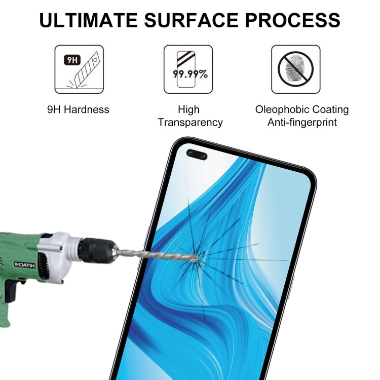 For OPPO F17 Pro 25 PCS Full Glue Full Screen Tempered Glass Film