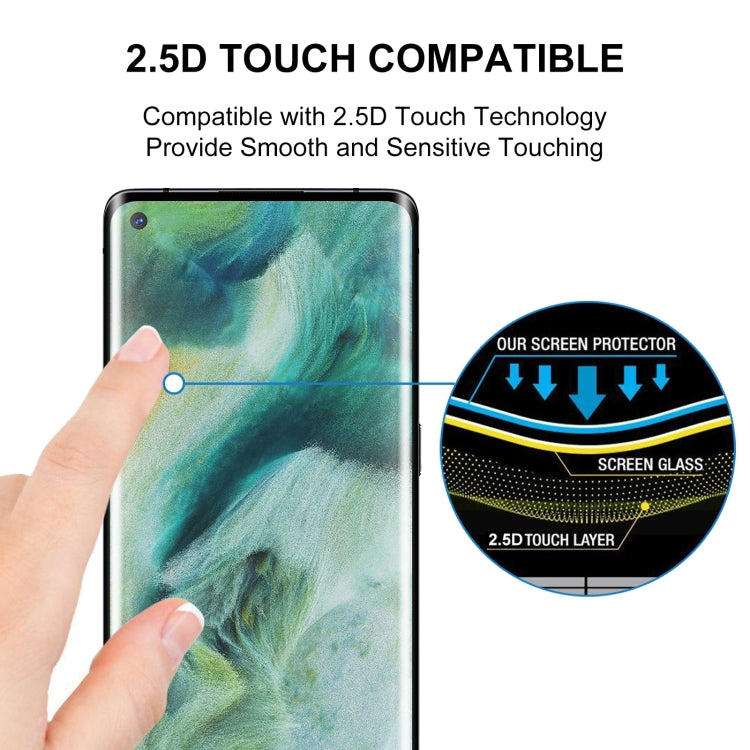 For OPPO Find X2 Neo 25 PCS Full Glue Full Screen Tempered Glass Film
