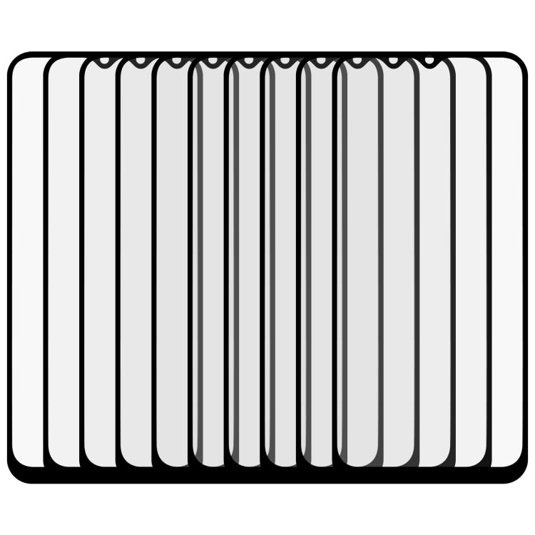 For OPPO Realme V3 25 PCS Full Glue Full Screen Tempered Glass Film