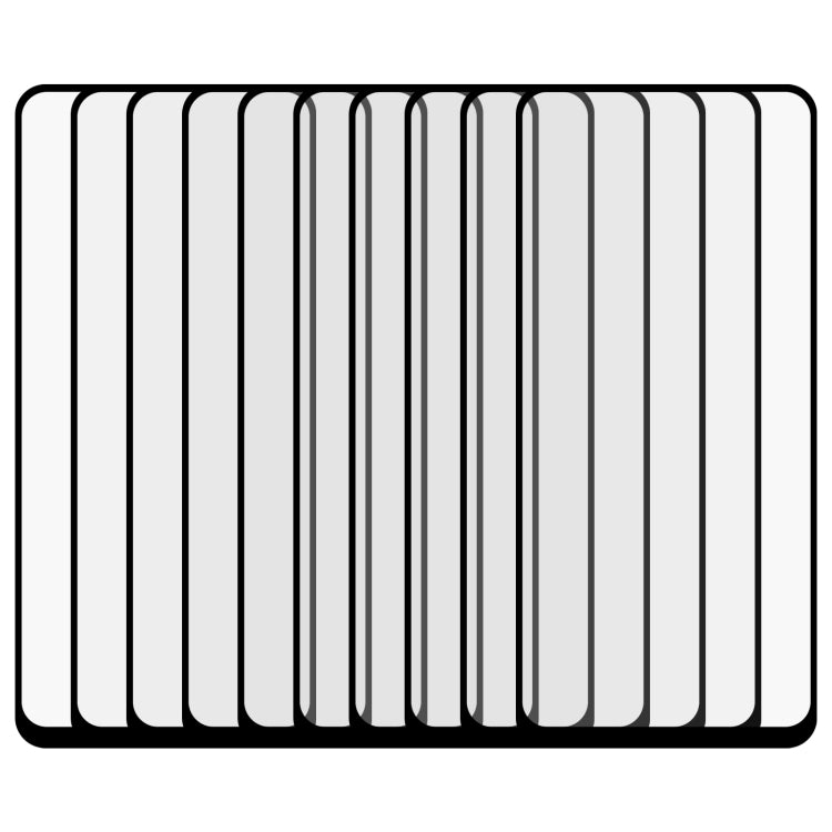 For OPPO Realme X7 25 PCS Full Glue Full Screen Tempered Glass Film