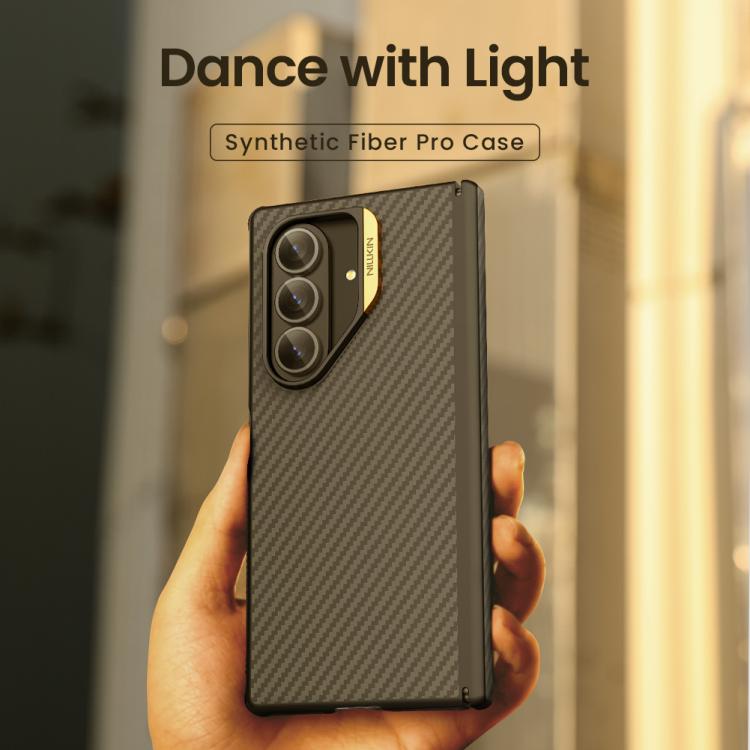 For Samsung Galaxy Z Fold7 5G NILLKIN Fiber Shield Pro Magnetic Version Aramid Fiber TPU Phone Case