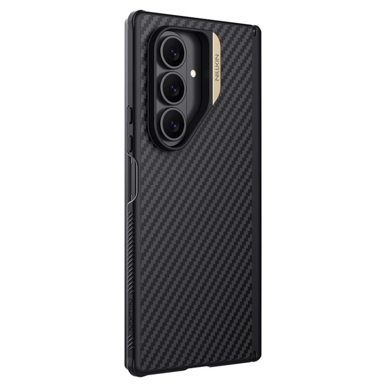 For Samsung Galaxy Z Fold7 5G NILLKIN Fiber Shield Pro Magnetic Version Aramid Fiber TPU Phone Case