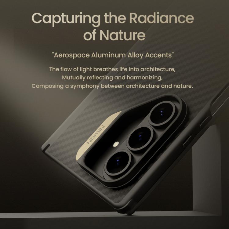 For Samsung Galaxy Z Fold7 5G NILLKIN Fiber Shield Pro Magnetic Version Aramid Fiber TPU Phone Case