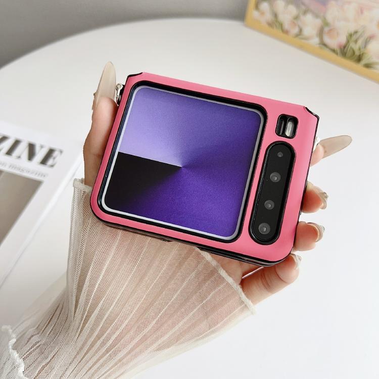 For Huawei Pura X Side Buckle MagSafe Leather Texture Phone Case with Strap / Holder