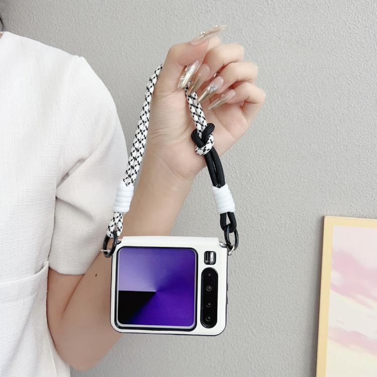 For Huawei Pura X Side Buckle MagSafe Leather Texture Phone Case with Strap / Holder