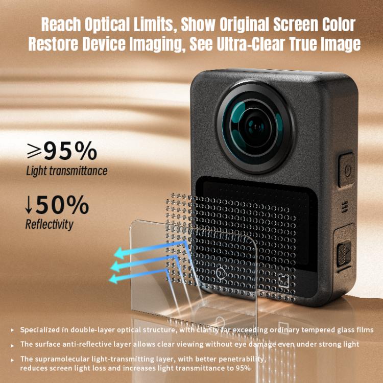 For DJI Osmo 360 STARTRC AR HD Explosion-proof Tempered Glass Film - Transparent