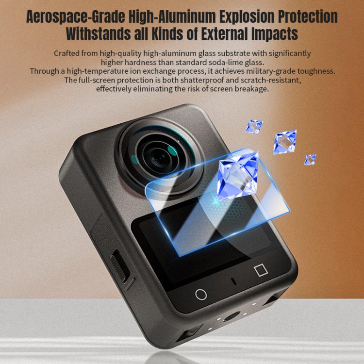 For DJI Osmo 360 STARTRC AR HD Explosion-proof Tempered Glass Film - Transparent