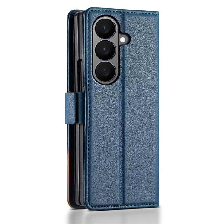 For Samsung Galaxy Z Fold7 5G N.BEKUS P3 RFID Stitching Magnetic Flip Leather Phone Case