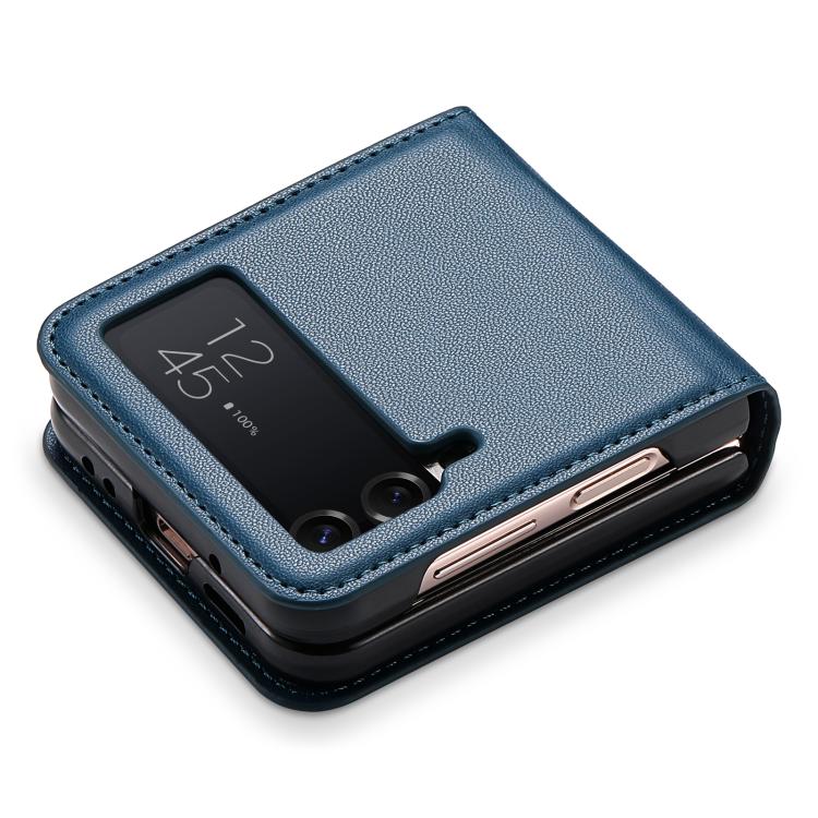 For Samsung Galaxy Z Flip3 5G N.BEKUS P3 RFID Stitching Magnetic Flip Leather Phone Case