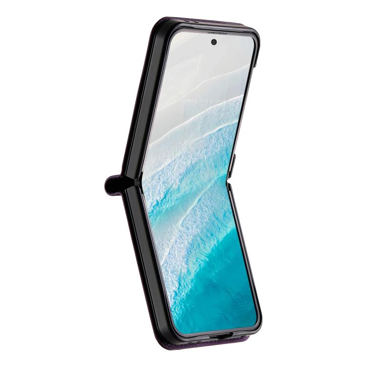 For Samsung Galaxy Z Flip3 5G N.BEKUS P3 RFID Stitching Magnetic Flip Leather Phone Case