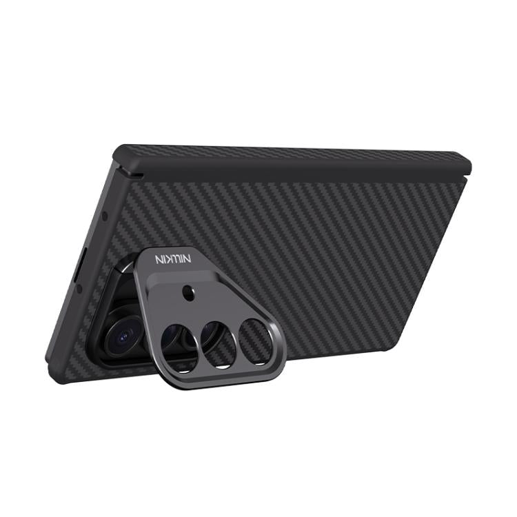 For Samsung Galaxy Z Fold7 5G NILLKIN Aramid Fiber Magnetic Version Phone Case - Black