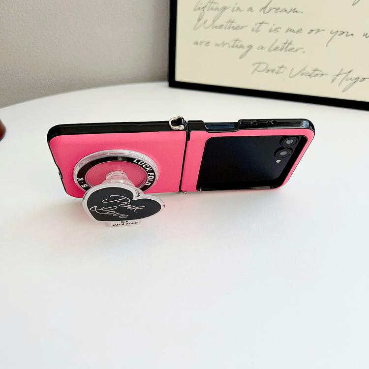 For Motorola Razr 50 / 60 Side Buckle MagSafe Leather Texture Phone Case with Strap / Holder