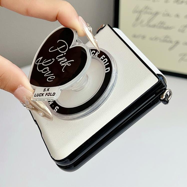 For Motorola Razr 60 Ultra Side Buckle MagSafe Leather Texture Phone Case with Strap / Holder
