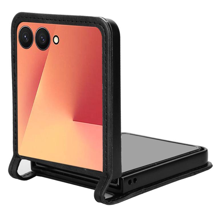 For Samsung Galaxy Z Flip7 5G Retro Texture Leather Phone Case