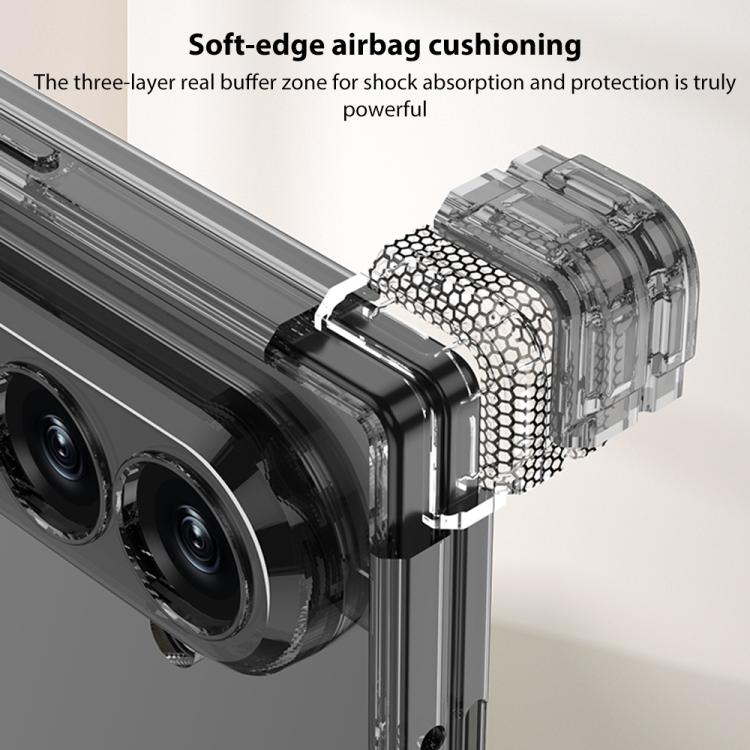 For Samsung Galaxy Z Fold7 5G GKK MagSafe Magnetic Hinge Folding Airbag Full Cover Phone Case