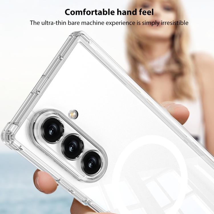 For Samsung Galaxy Z Fold7 5G GKK MagSafe Magnetic Hinge Folding Airbag Full Cover Phone Case