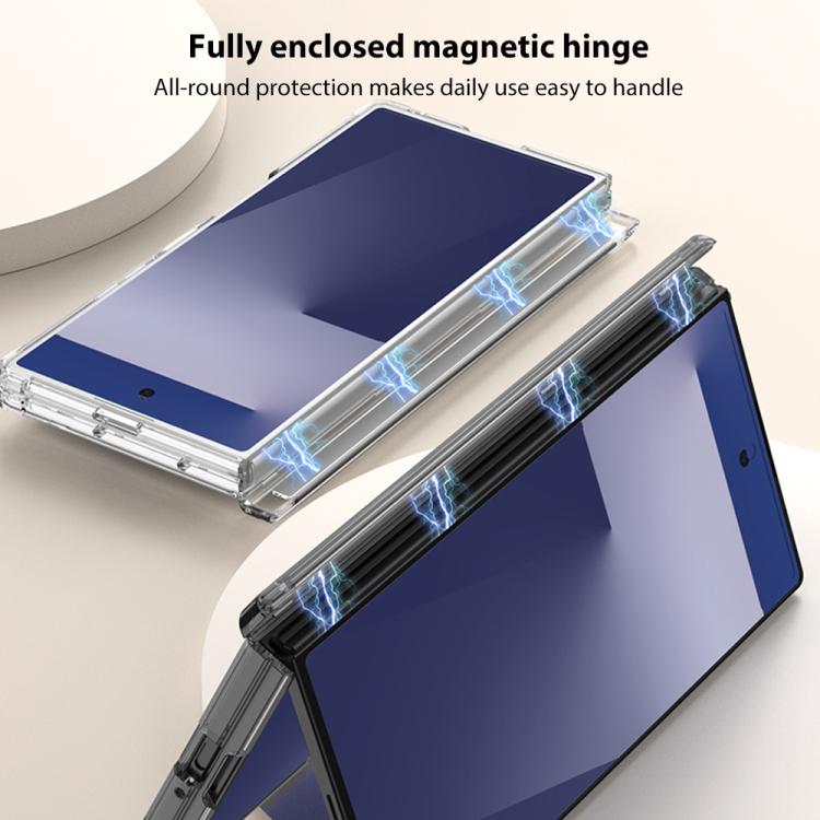 For Samsung Galaxy Z Fold7 5G GKK MagSafe Magnetic Hinge Folding Airbag Full Cover Phone Case