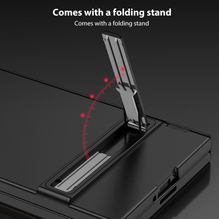 For Samsung Galaxy Z Fold7 5G GKK Integrated Magnetic Triumph Ultra-thin Full Coverage Phone Case with Holder