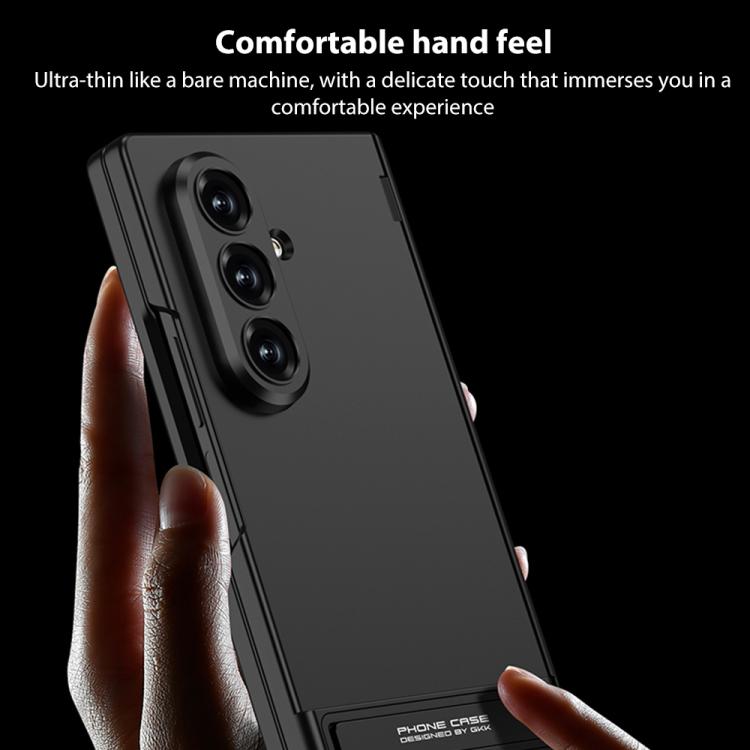 For Samsung Galaxy Z Fold7 5G GKK Integrated Magnetic Triumph Ultra-thin Full Coverage Phone Case with Holder