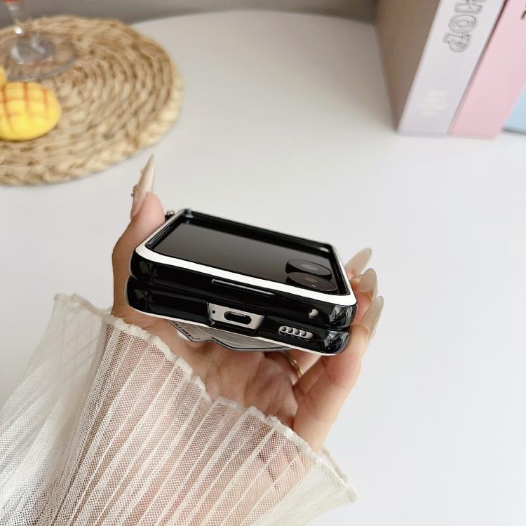 For Xiaomi Mix Flip Side Buckle MagSafe Leather Texture Phone Case with Strap / Holder