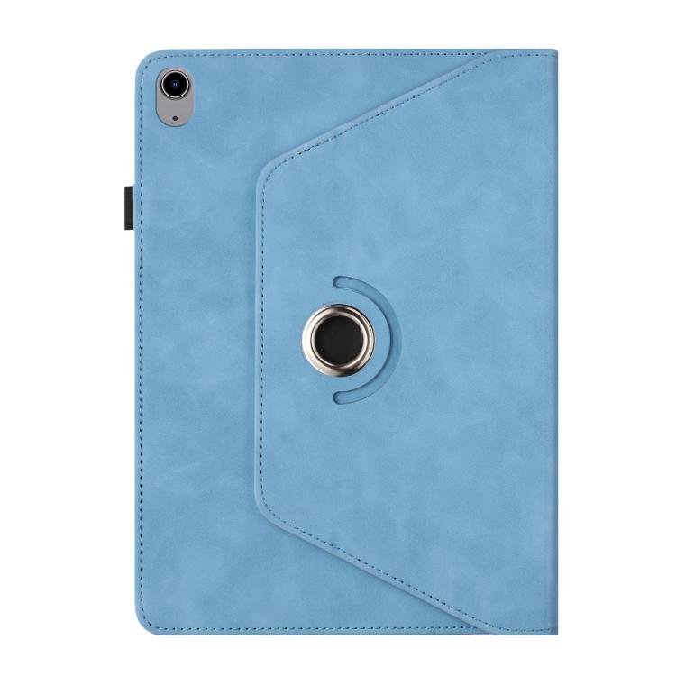 For iPad 2022 / 2025 Solid Color Rotation Holder Leather Smart Tablet Case