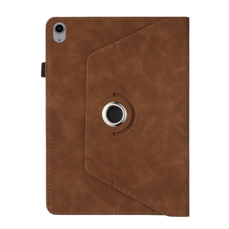 For iPad 2022 / 2025 Solid Color Rotation Holder Leather Smart Tablet Case