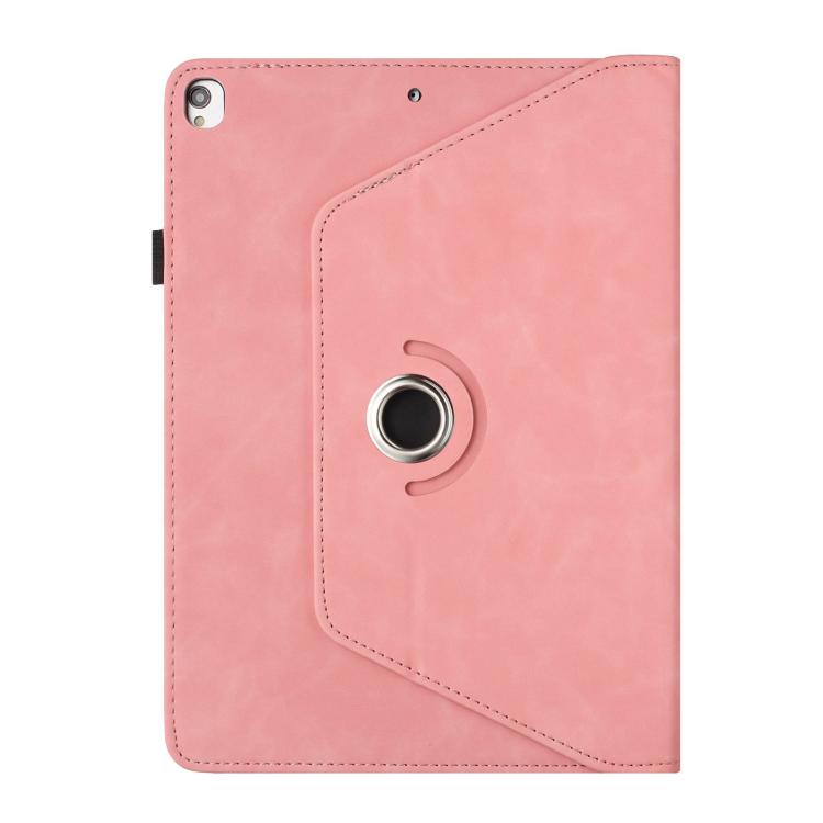 For iPad 10.2 2020 / 2019 / 10.5 2019 Solid Color Rotation Holder Leather Smart Tablet Case
