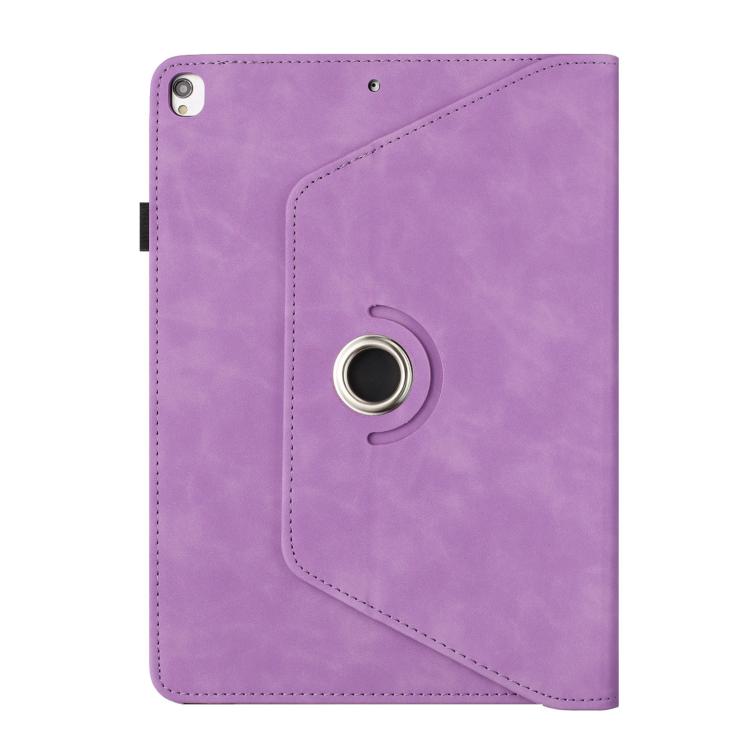 For iPad 10.2 2020 / 2019 / 10.5 2019 Solid Color Rotation Holder Leather Smart Tablet Case