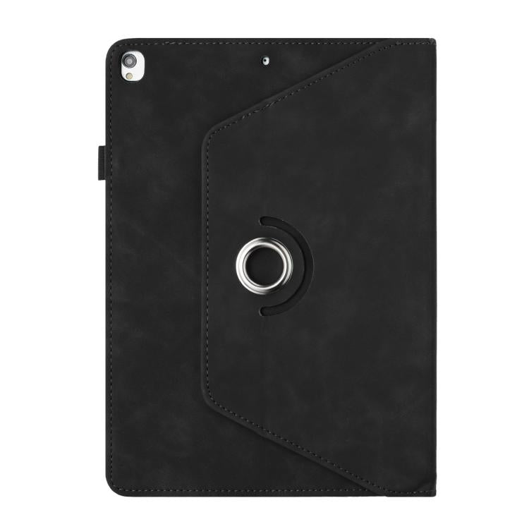 For iPad 10.2 2020 / 2019 / 10.5 2019 Solid Color Rotation Holder Leather Smart Tablet Case