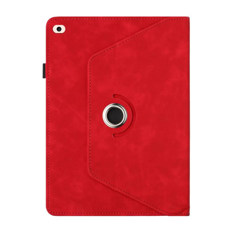 For iPad Air 2 / 1 / 9.7 2018 / 2017 Solid Color Rotation Holder Leather Smart Tablet Case