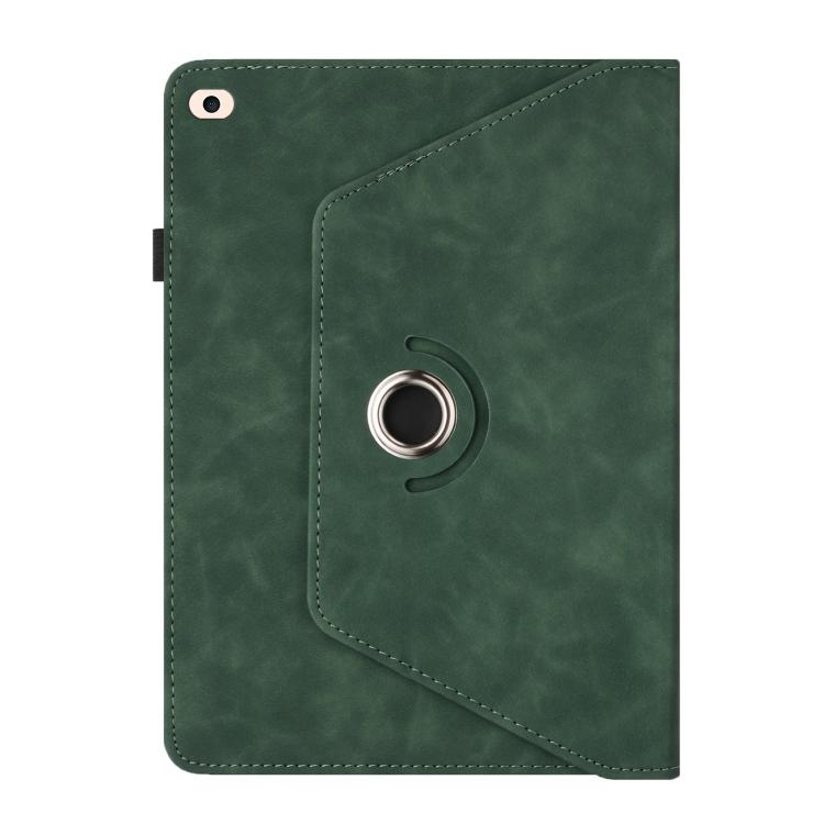 For iPad Air 2 / 1 / 9.7 2018 / 2017 Solid Color Rotation Holder Leather Smart Tablet Case