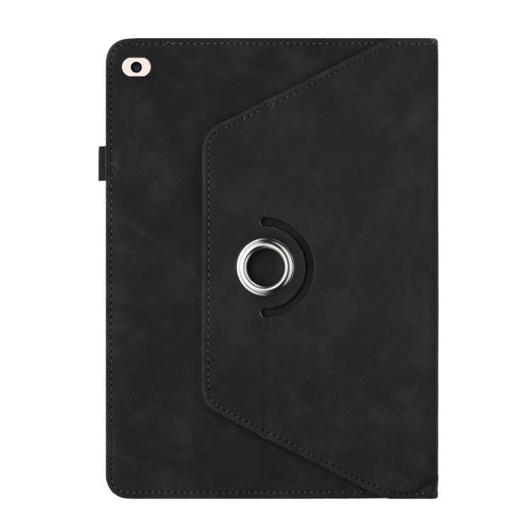 For iPad Air 2 / 1 / 9.7 2018 / 2017 Solid Color Rotation Holder Leather Smart Tablet Case