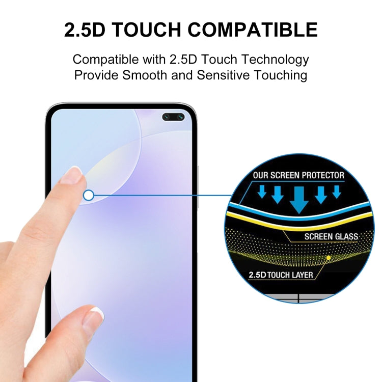 For Xiaomi Redmi K30i 5G 25 PCS Full Glue Full Screen Tempered Glass Film