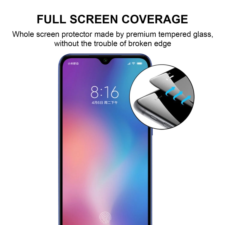 For Xiaomi Mi 9X 25 PCS Full Glue Full Screen Tempered Glass Film