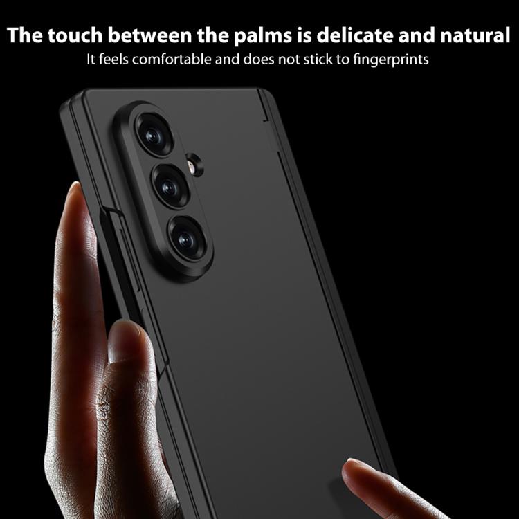 For Samsung Galaxy Z Fold7 5G GKK Integrated Magnetic Folding Hinge Full Coverage Phone Case with Side Bracket