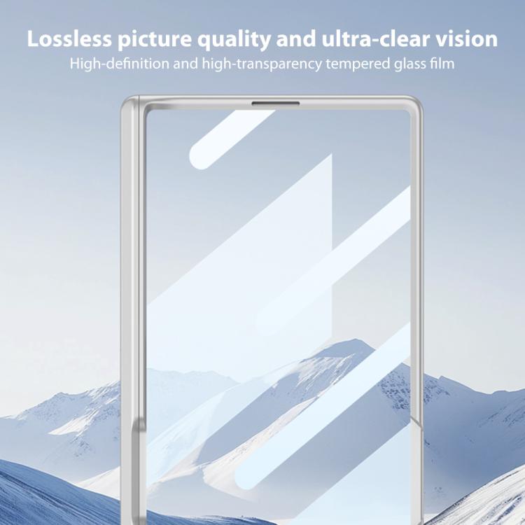 For Samsung Galaxy Z Fold7 5G GKK Integrated Magnetic Folding Hinge Full Coverage Phone Case with Side Bracket