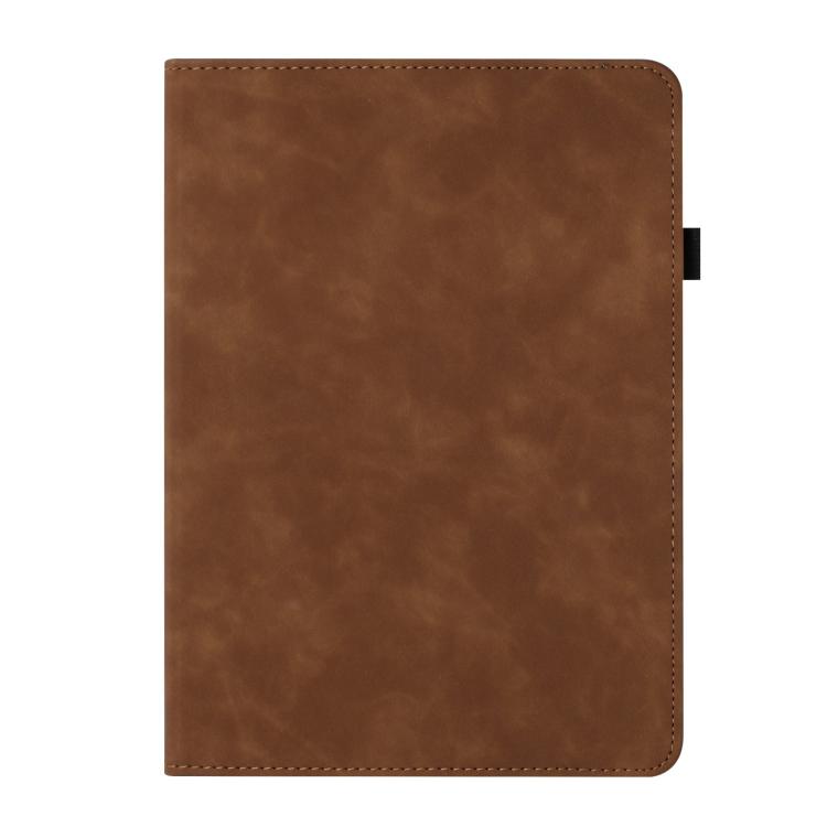 For Samsung Galaxy Tab S10 FE / S9 Solid Color Rotation Holder Leather Smart Tablet Case