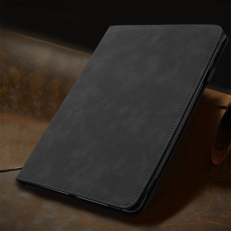 For Samsung Galaxy Tab S10 FE / S9 Solid Color Rotation Holder Leather Smart Tablet Case