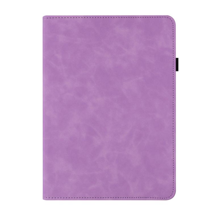 For Samsung Galaxy Tab S10+ / S9 FE+ Solid Color Rotation Holder Leather Smart Tablet Case