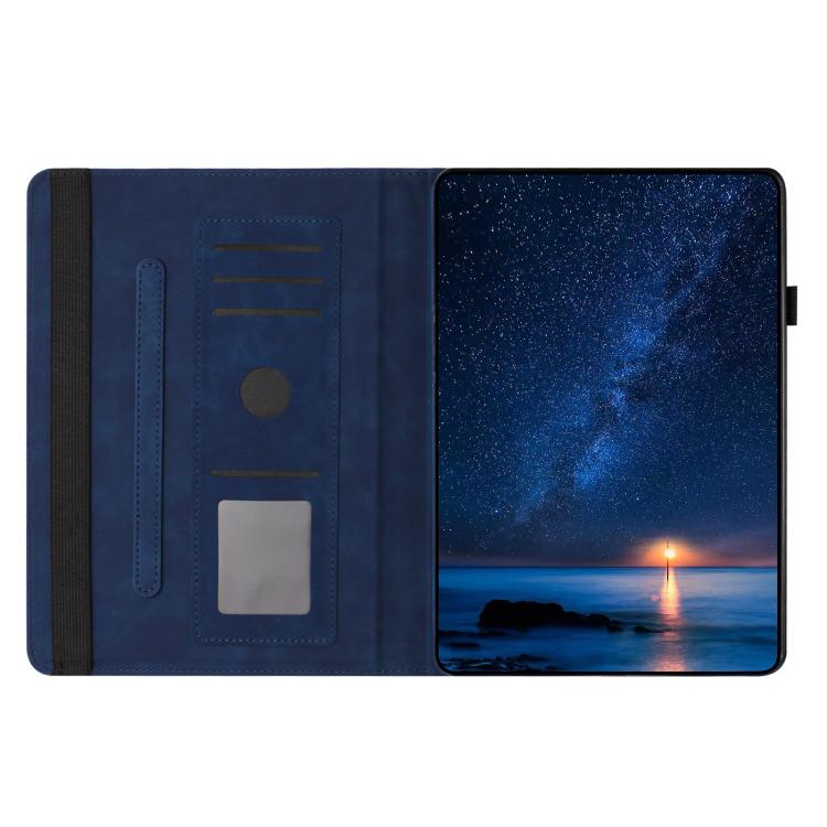 For Samsung Galaxy Tab S10+ / S9 FE+ Solid Color Rotation Holder Leather Smart Tablet Case