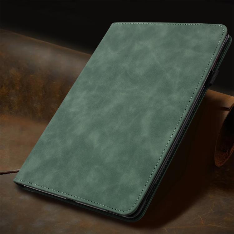 For Samsung Galaxy Tab S6 Lite 2024 Solid Color Rotation Holder Leather Smart Tablet Case