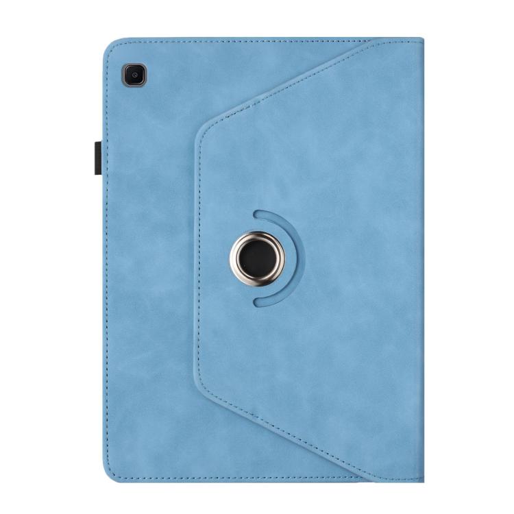 For Samsung Galaxy Tab A7 2020 Solid Color Rotation Holder Leather Smart Tablet Case