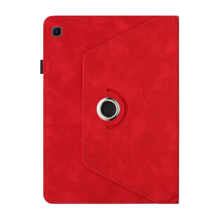 For Samsung Galaxy Tab A7 2020 Solid Color Rotation Holder Leather Smart Tablet Case